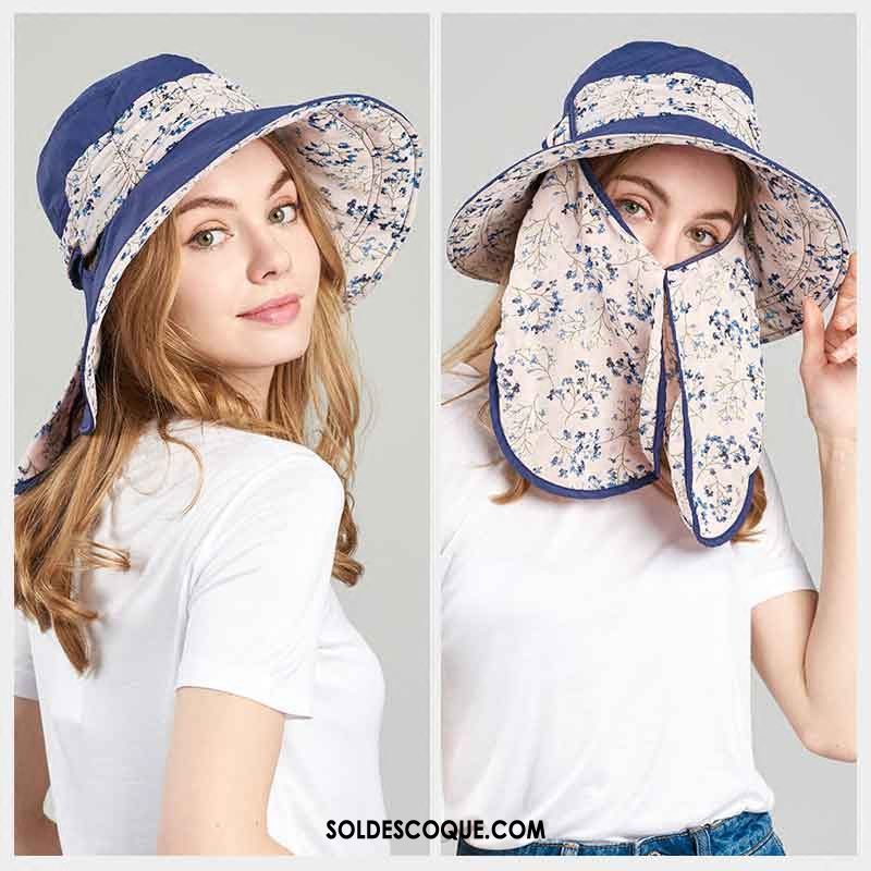 Casquette Chapeau Femme Chapeau De Pêcheur All-match Voyage Crème Solaire Plier Soldes