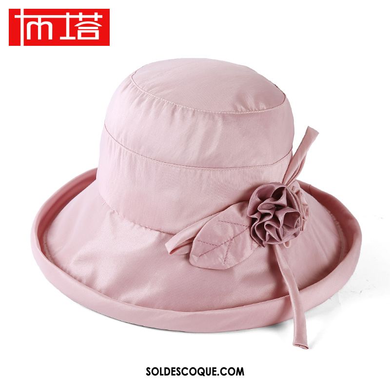 Casquette Chapeau Femme Chapeau De Soleil Chapeau De Pêcheur Milieu Anti-uv Été En Vente