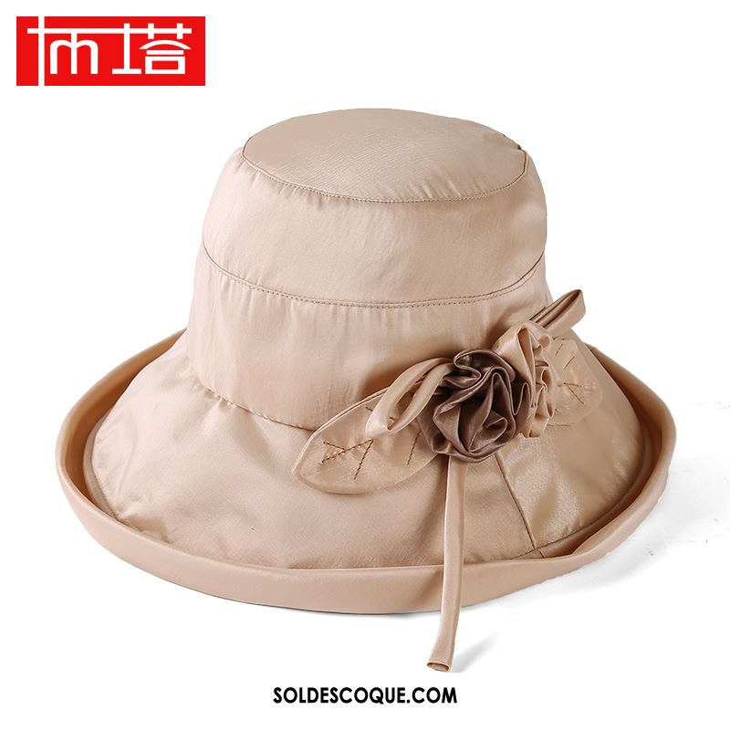 Casquette Chapeau Femme Chapeau De Soleil Chapeau De Pêcheur Milieu Anti-uv Été En Vente