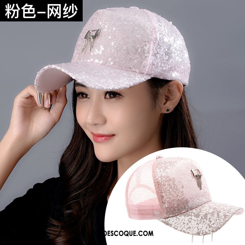 Casquette Chapeau Femme Chapeau De Soleil Ombre Paillettes Étudiant Été Soldes