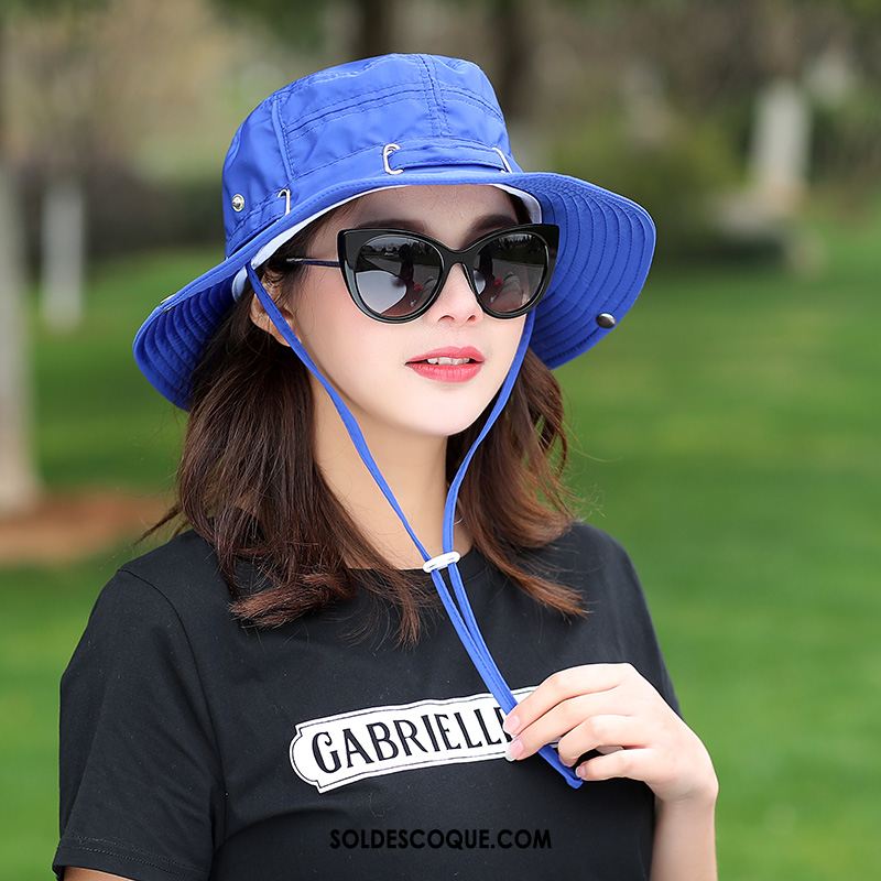 Casquette Chapeau Femme Chapeau De Soleil Plier Chapeau De Pêcheur Crème Solaire Été En Vente