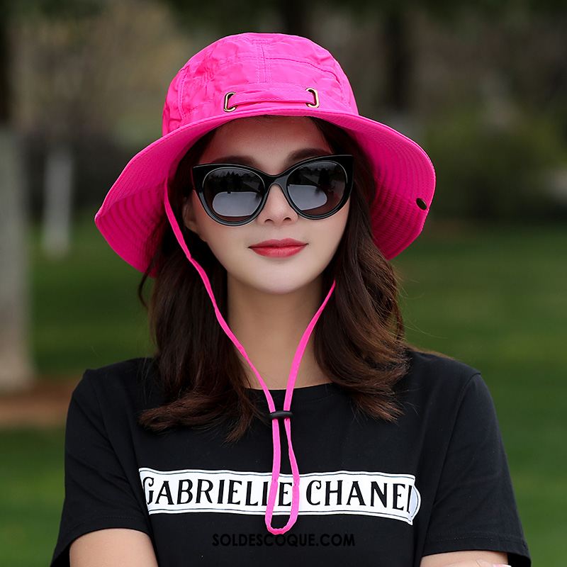 Casquette Chapeau Femme Chapeau De Soleil Plier Chapeau De Pêcheur Crème Solaire Été En Vente