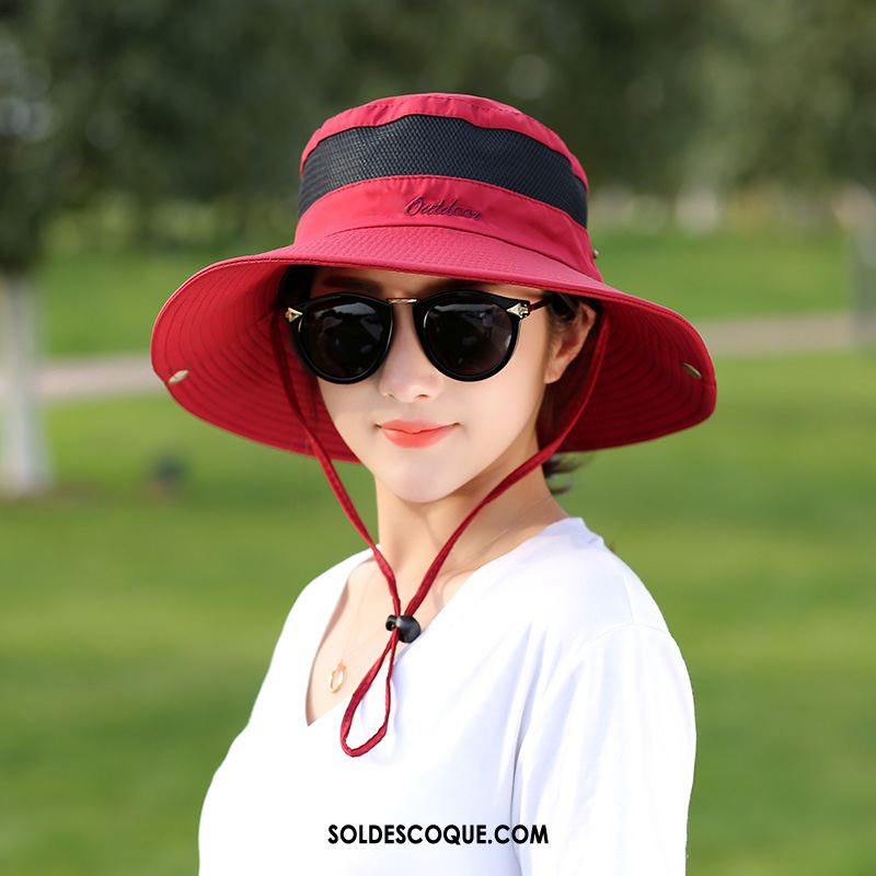 Casquette Chapeau Femme Chapeau De Soleil Plier Chapeau De Pêcheur Crème Solaire Été En Vente