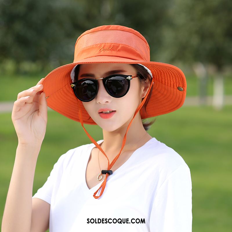 Casquette Chapeau Femme Chapeau De Soleil Plier Chapeau De Pêcheur Crème Solaire Été En Vente