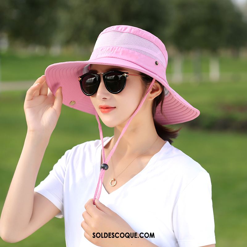 Casquette Chapeau Femme Chapeau De Soleil Plier Chapeau De Pêcheur Crème Solaire Été En Vente