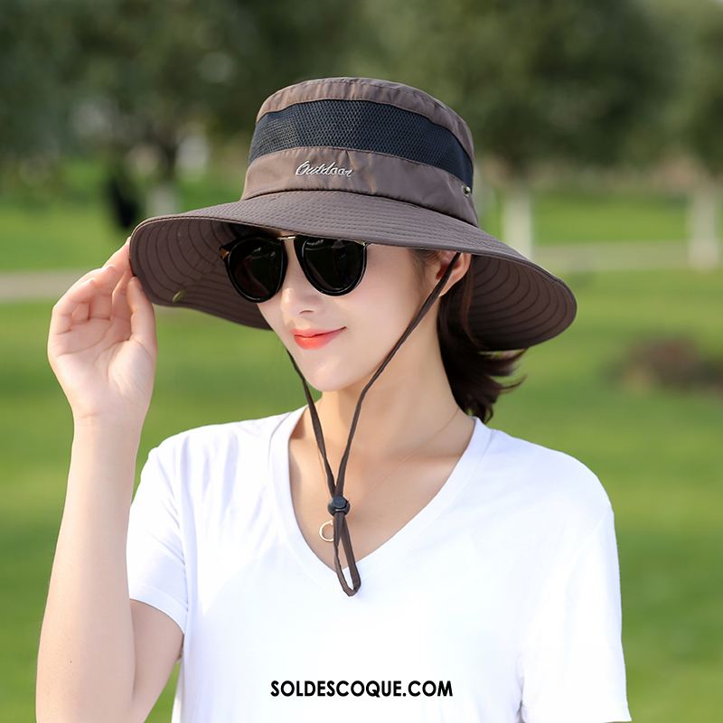 Casquette Chapeau Femme Chapeau De Soleil Plier Chapeau De Pêcheur Crème Solaire Été En Vente