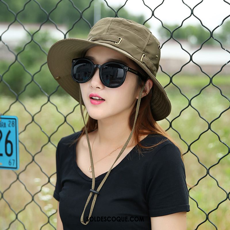 Casquette Chapeau Femme Chapeau De Soleil Plier Chapeau De Pêcheur Crème Solaire Été En Vente