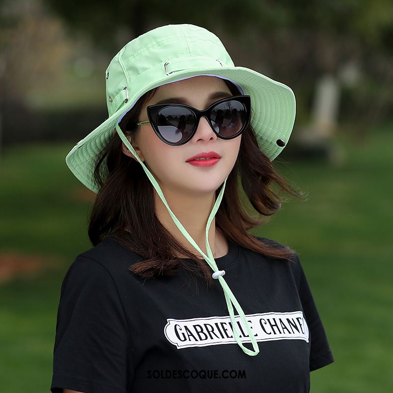 Casquette Chapeau Femme Chapeau De Soleil Plier Chapeau De Pêcheur Crème Solaire Été En Vente