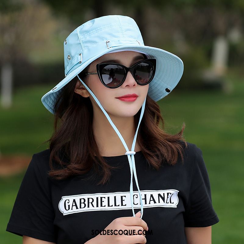 Casquette Chapeau Femme Chapeau De Soleil Plier Chapeau De Pêcheur Crème Solaire Été En Vente