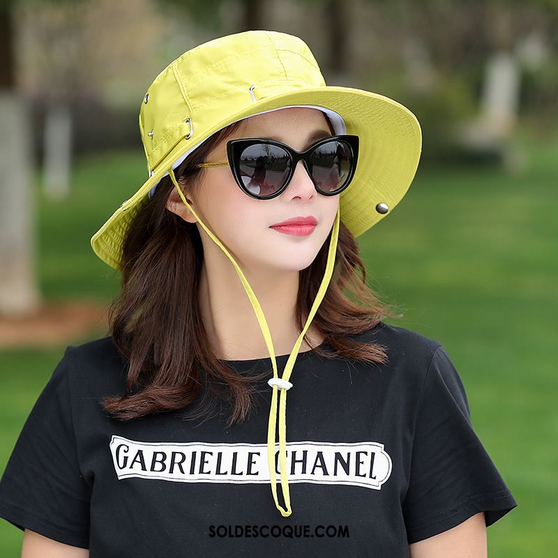 Casquette Chapeau Femme Chapeau De Soleil Plier Chapeau De Pêcheur Crème Solaire Été En Vente