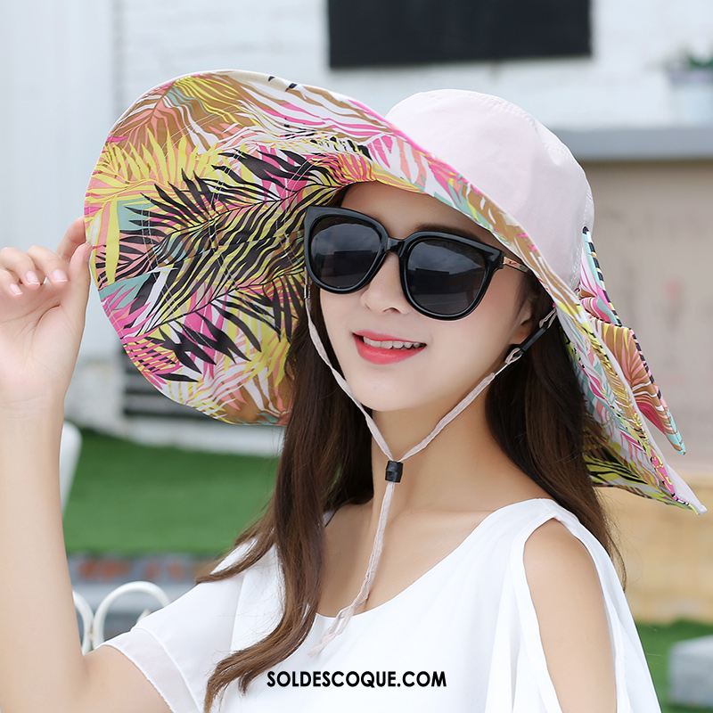 Casquette Chapeau Femme Chapeau De Soleil Tourisme Plier Gros Crème Solaire Pas Cher