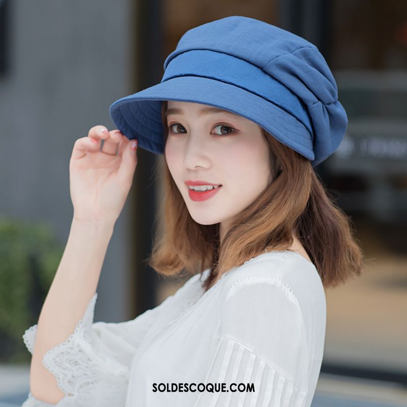 Casquette Chapeau Femme Chapeau Voyage Crème Solaire Plier Mode Pas Cher