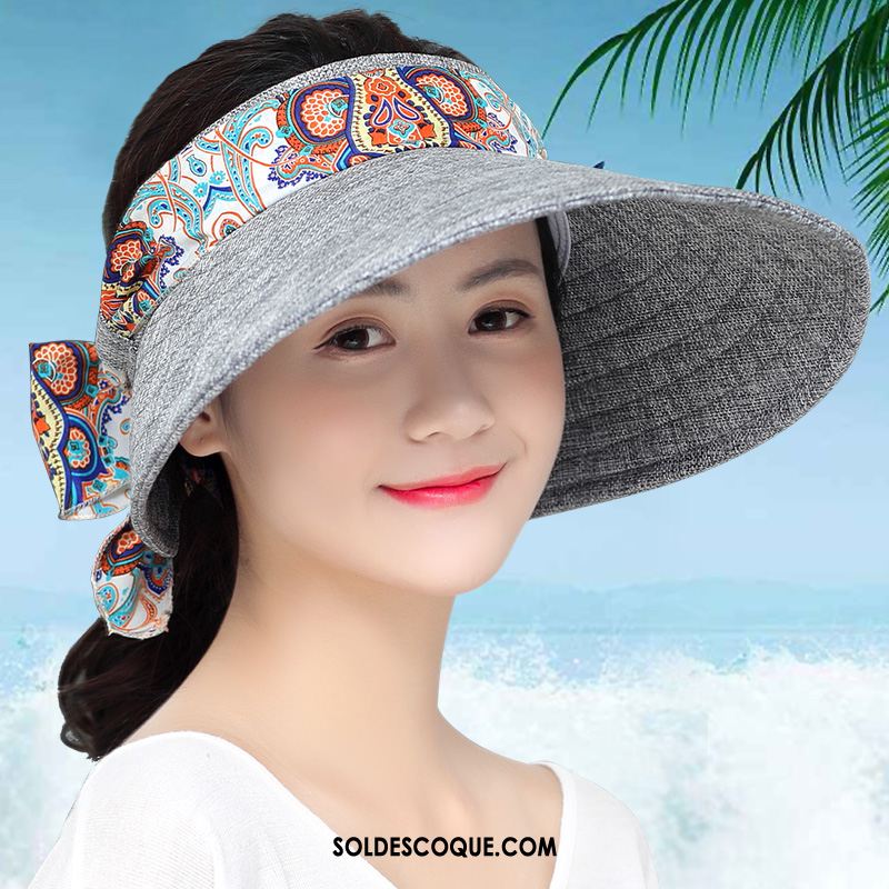 Casquette Chapeau Femme Chapeau Âge Moyen Voyage Anti-uv Ombre Pas Cher