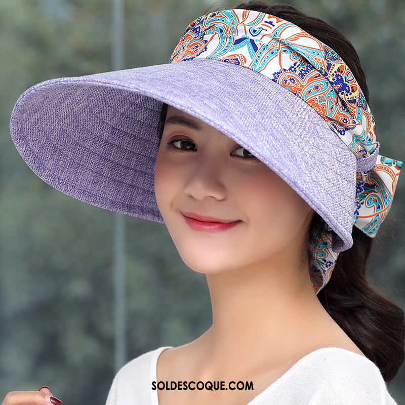 Casquette Chapeau Femme Chapeau Âge Moyen Voyage Anti-uv Ombre Pas Cher