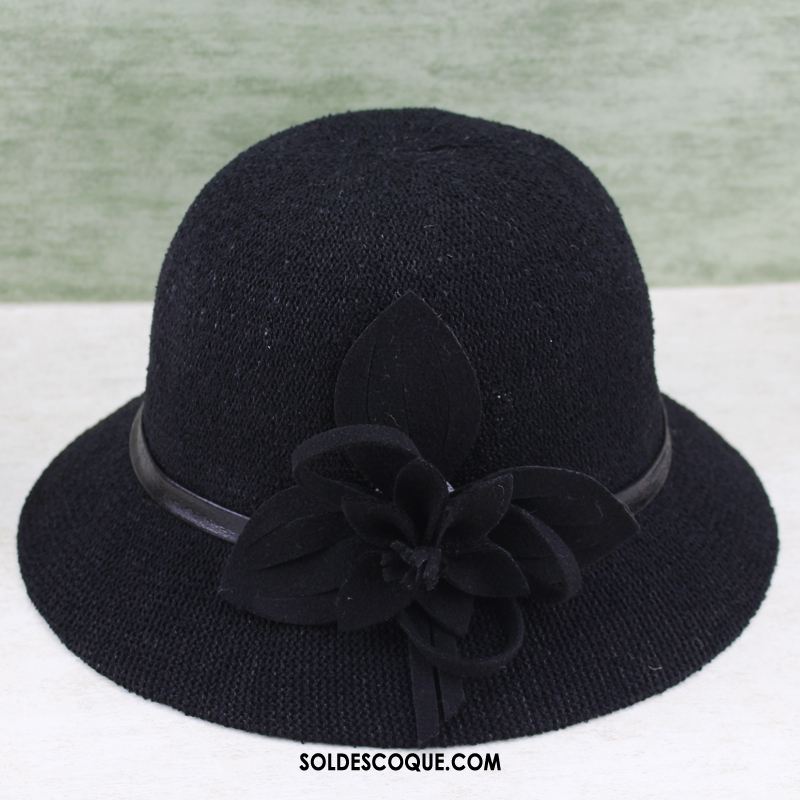 Casquette Chapeau Femme Couleur Maman Été Chapeau De Paille Chapeau De Soleil Soldes