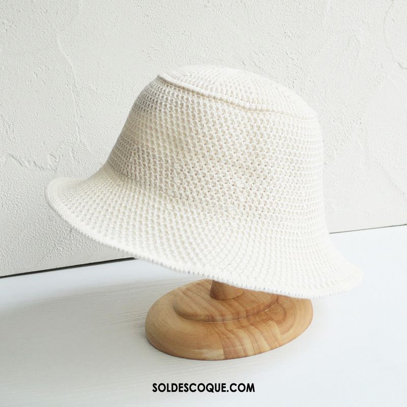 Casquette Chapeau Femme Creux Blanc Chapeau De Pêcheur Été Rouge En Ligne