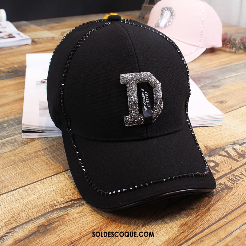 Casquette Chapeau Femme Diamant Rose Le Nouveau Casquette De Baseball Mode Pas Cher