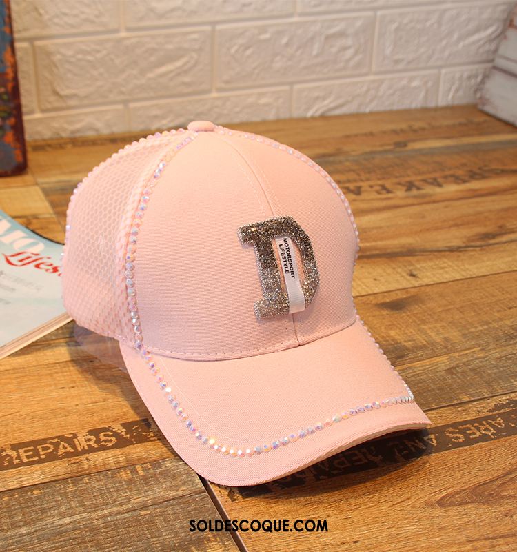 Casquette Chapeau Femme Diamant Rose Le Nouveau Casquette De Baseball Mode Pas Cher