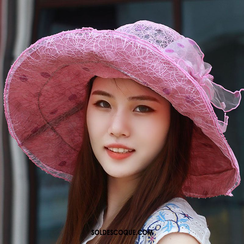 Casquette Chapeau Femme Gros Été Voyage Bord De Mer Ombre Pas Cher