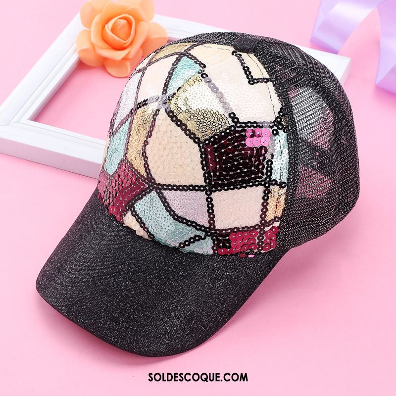 Casquette Chapeau Femme Hip Hop Casquette Tendance Rose Crème Solaire Soldes