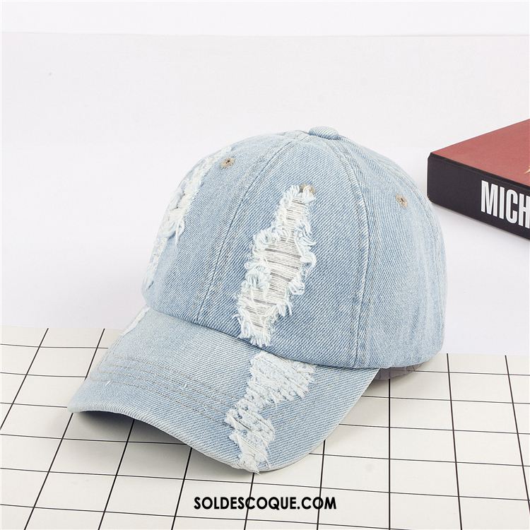 Casquette Chapeau Femme Loisir Rue Denim Lavé À L'eau Homme France