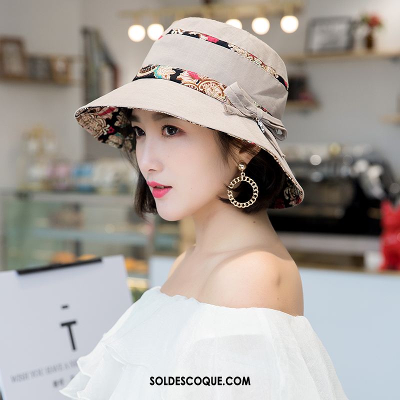 Casquette Chapeau Femme Mode Plier Chapeau De Soleil Été De Plein Air En Vente