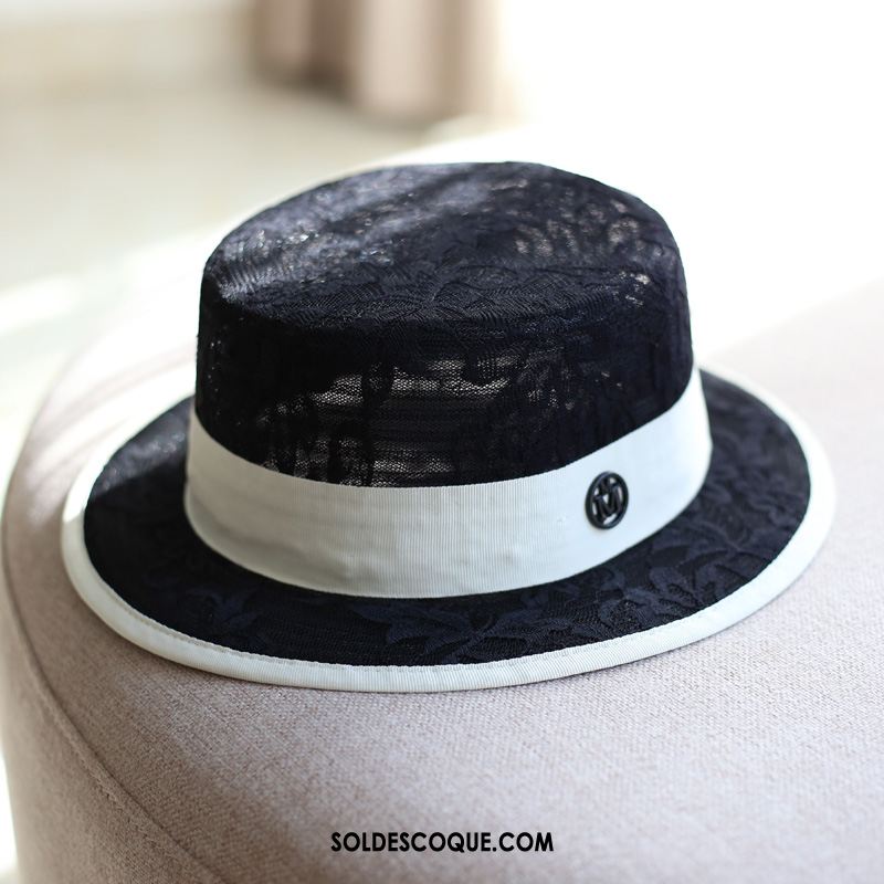 Casquette Chapeau Femme Noir Ombre Dentelle Été Chapeau Pas Cher