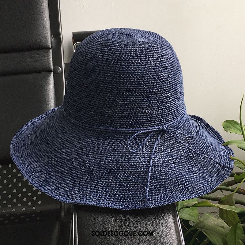 Casquette Chapeau Femme Ombre Crème Solaire Noir Chapeau De Soleil Plier Soldes