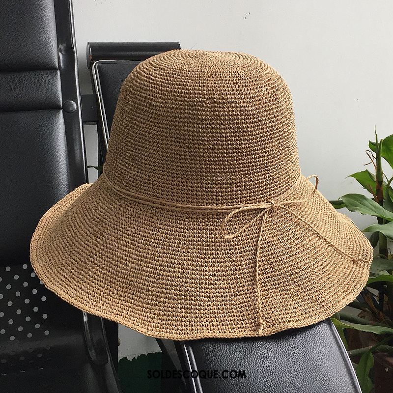 Casquette Chapeau Femme Ombre Crème Solaire Noir Chapeau De Soleil Plier Soldes