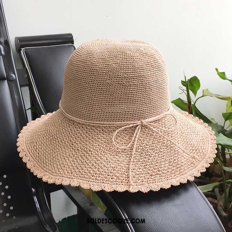 Casquette Chapeau Femme Ombre Crème Solaire Noir Chapeau De Soleil Plier Soldes