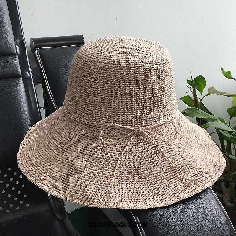 Casquette Chapeau Femme Ombre Crème Solaire Noir Chapeau De Soleil Plier Soldes