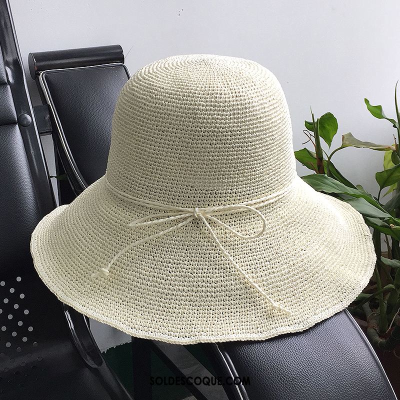 Casquette Chapeau Femme Ombre Crème Solaire Noir Chapeau De Soleil Plier Soldes