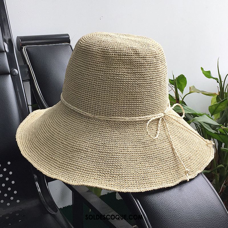 Casquette Chapeau Femme Ombre Crème Solaire Noir Chapeau De Soleil Plier Soldes