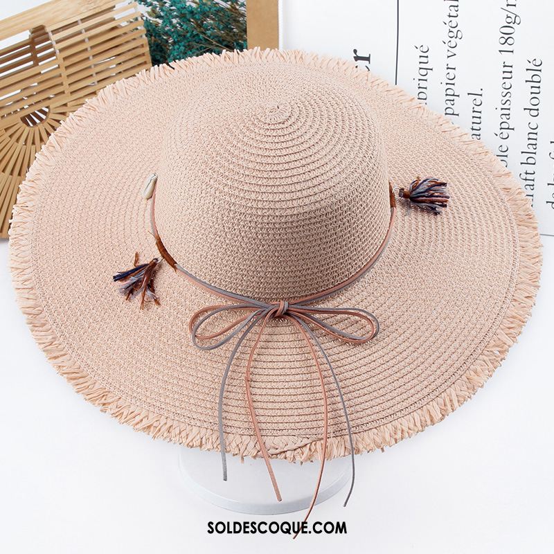 Casquette Chapeau Femme Ombre Crème Solaire Poudre Chapeau De Soleil All-match En Ligne