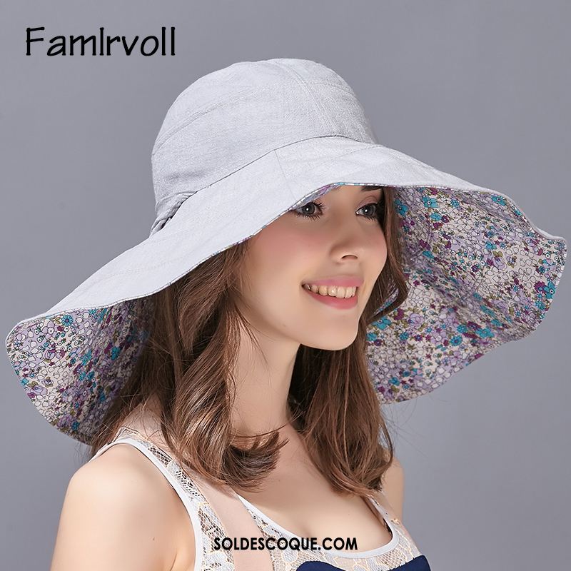 Casquette Chapeau Femme Petit Fleur Été Chapeau De Soleil Plage Soldes