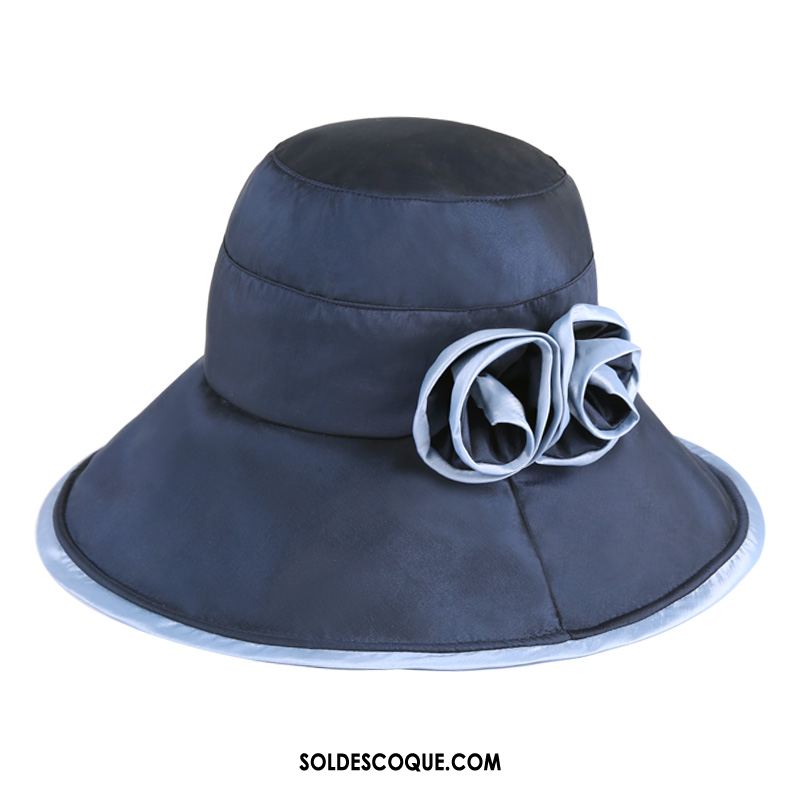 Casquette Chapeau Femme Plier Anti-uv Été Chapeau De Pêcheur Tissu France