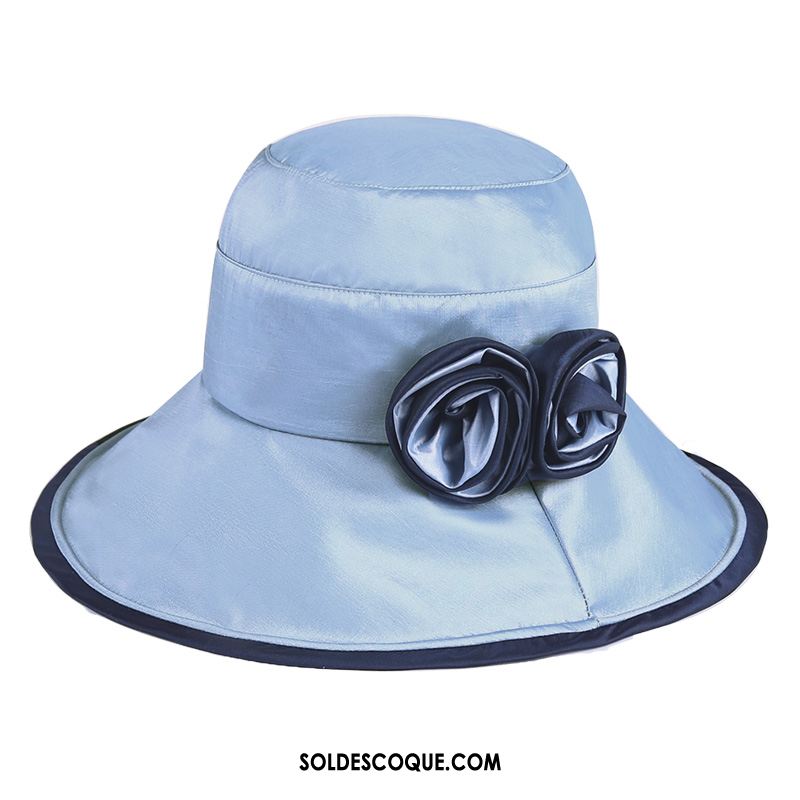 Casquette Chapeau Femme Plier Anti-uv Été Chapeau De Pêcheur Tissu France