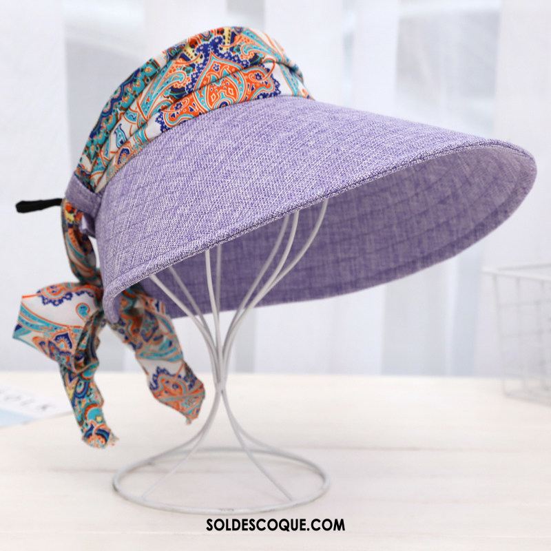 Casquette Chapeau Femme Tendance De Plein Air Chapeau De Soleil Cyclisme Crème Solaire Pas Cher