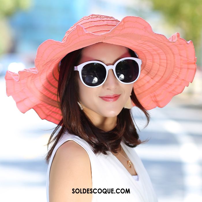 Casquette Chapeau Femme Été Rouge Chapeau Chapeau De Soleil Ombre En Ligne