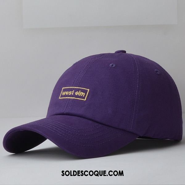 Casquette Chapeau Homme All-match Casquette L'automne Violet Été Pas Cher