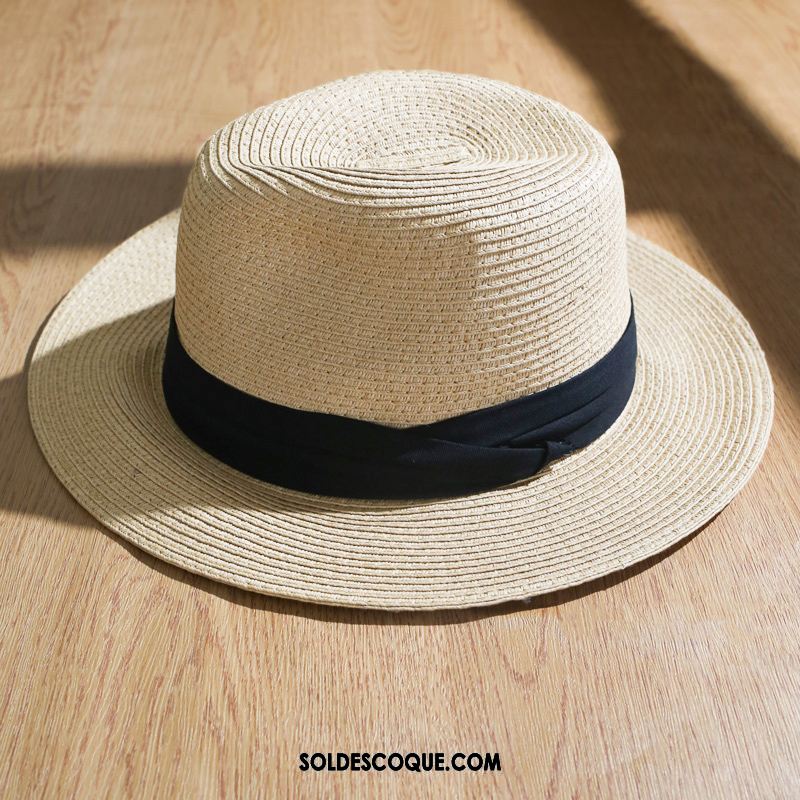 Casquette Chapeau Homme Britanique Crème Solaire Été Le Jazz Chapeau De Soleil Pas Cher