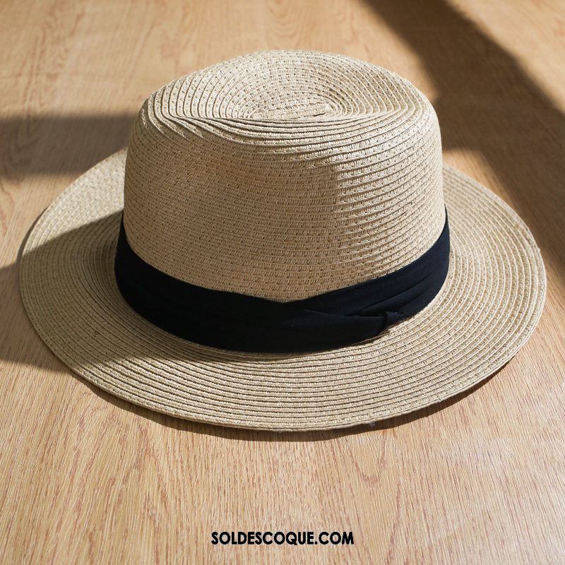 Casquette Chapeau Homme Britanique Crème Solaire Été Le Jazz Chapeau De Soleil Pas Cher