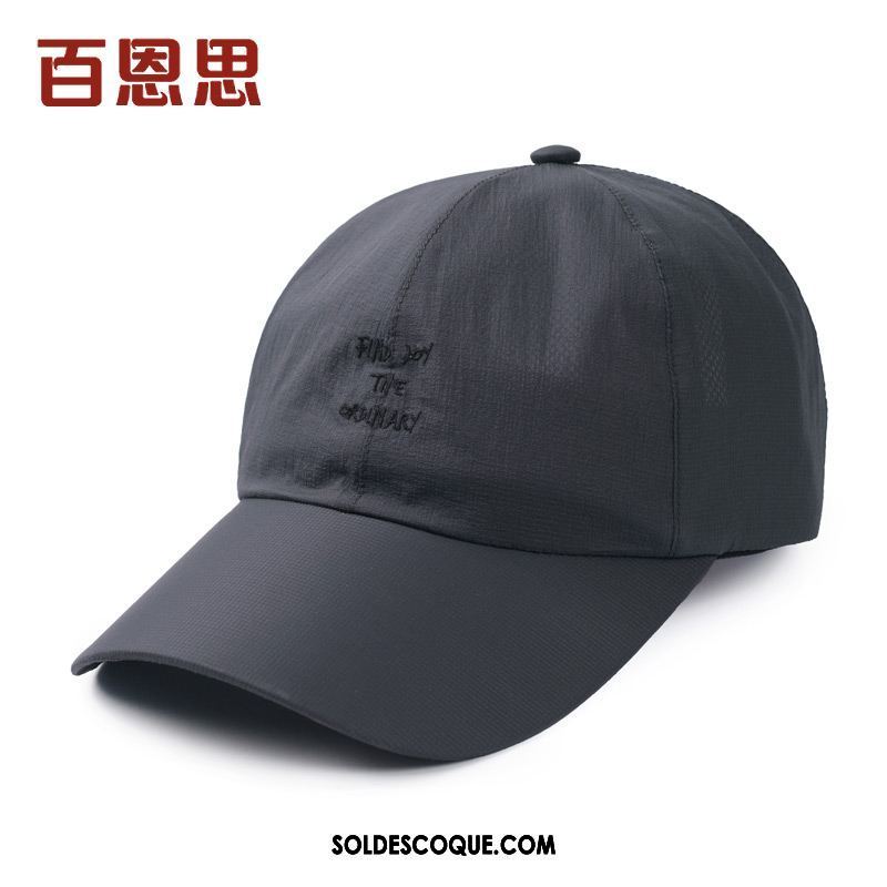 Casquette Chapeau Homme Casquette De Baseball Été Respirant Crème Solaire Bleu En Vente