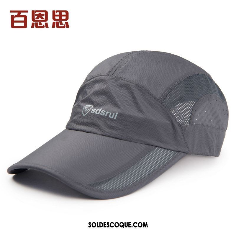 Casquette Chapeau Homme Casquette De Baseball Été Respirant Crème Solaire Bleu En Vente