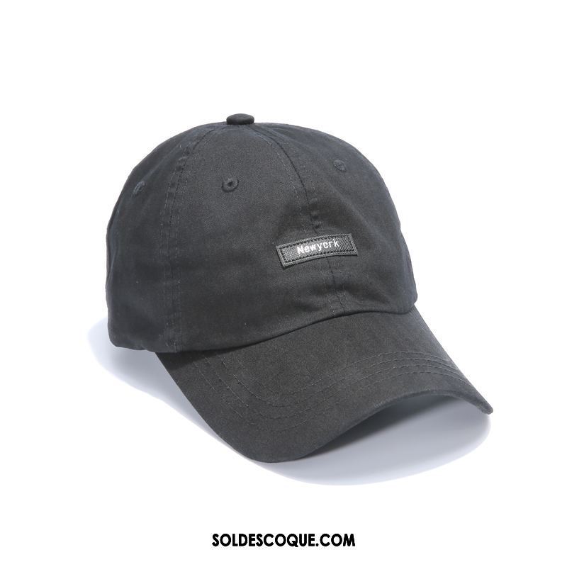 Casquette Chapeau Homme Casquette Simple Lettre Pure Couleur Femme France