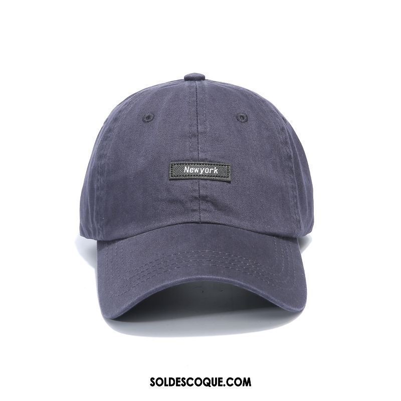 Casquette Chapeau Homme Casquette Simple Lettre Pure Couleur Femme France