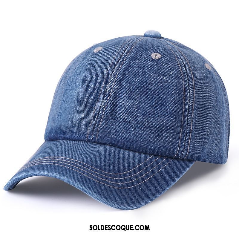 Casquette Chapeau Homme Chapeau Casquette De Baseball Ombre Bleu Simple En Vente