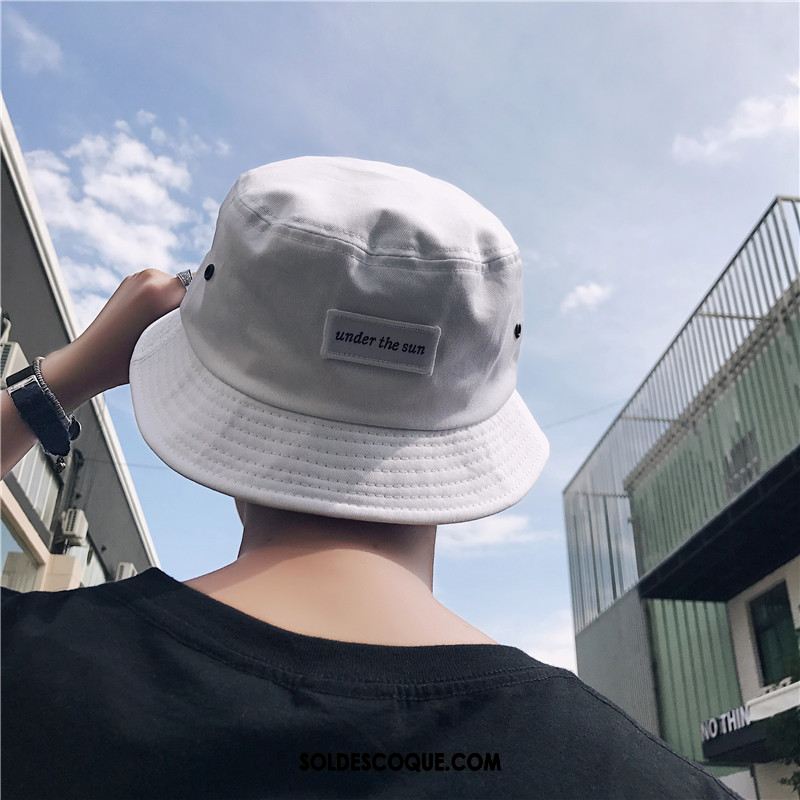 Casquette Chapeau Homme Chapeau Crème Solaire Blanc All-match Mode Soldes