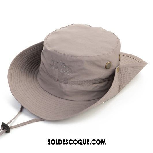 Casquette Chapeau Homme Chapeau De Pêche Escalade De Plein Air Ombre Crème Solaire En Vente