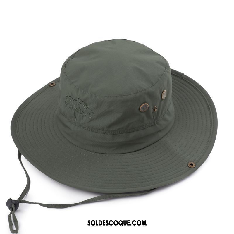 Casquette Chapeau Homme Chapeau De Pêche Escalade De Plein Air Ombre Crème Solaire En Vente